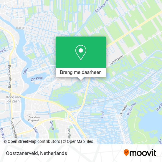 Oostzanerveld kaart