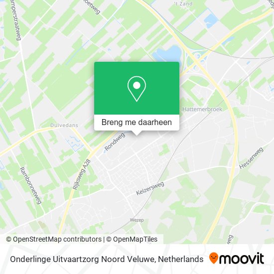 Onderlinge Uitvaartzorg Noord Veluwe kaart