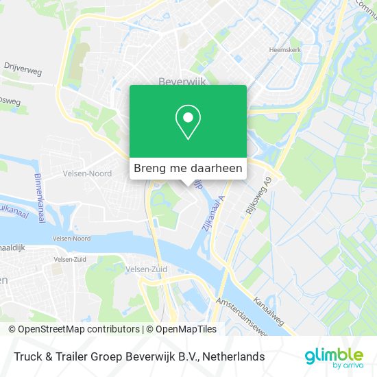 Truck & Trailer Groep Beverwijk B.V. kaart