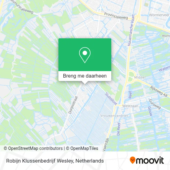 Robijn Klussenbedrijf Wesley kaart