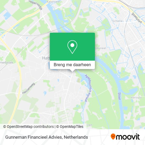 Gunneman Financieel Advies kaart