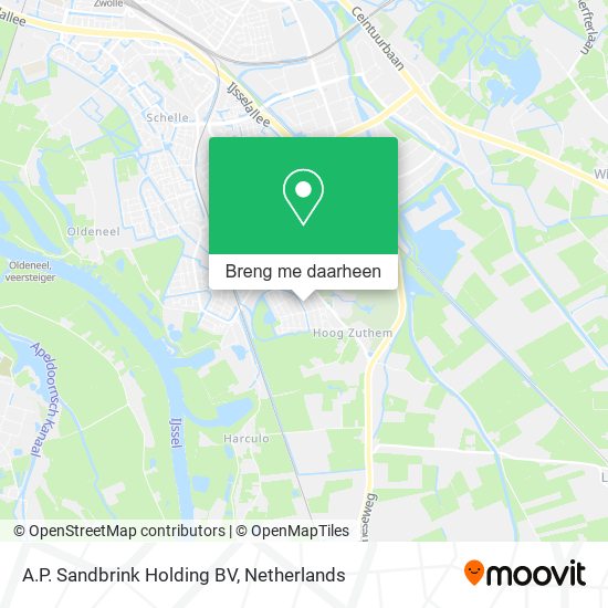 A.P. Sandbrink Holding BV kaart