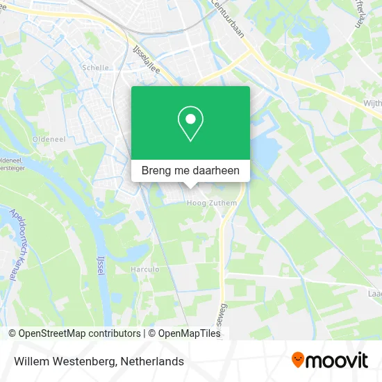 Willem Westenberg kaart