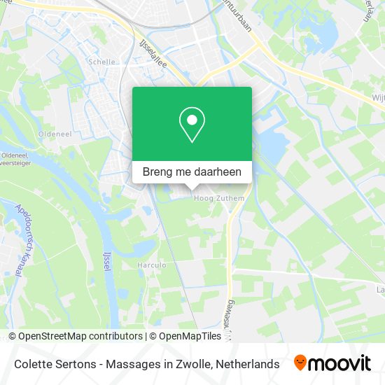 Colette Sertons - Massages in Zwolle kaart