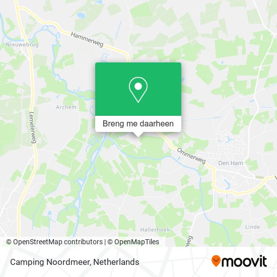 Camping Noordmeer kaart