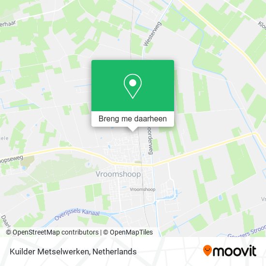 Kuilder Metselwerken kaart