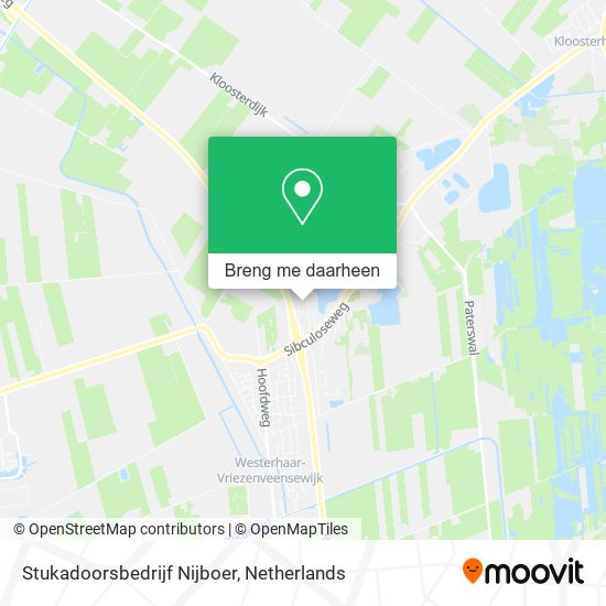 Stukadoorsbedrijf Nijboer kaart