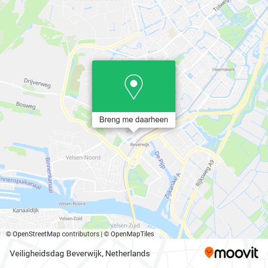 Veiligheidsdag Beverwijk kaart