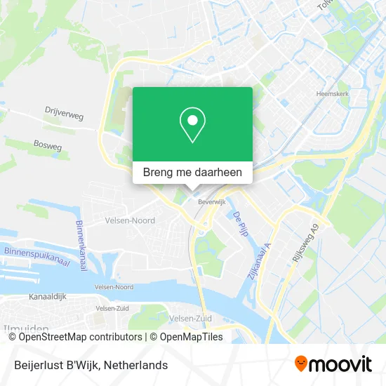 Beijerlust B'Wijk kaart
