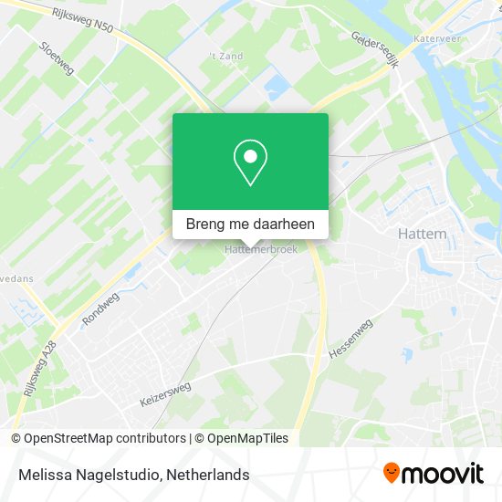 Melissa Nagelstudio kaart