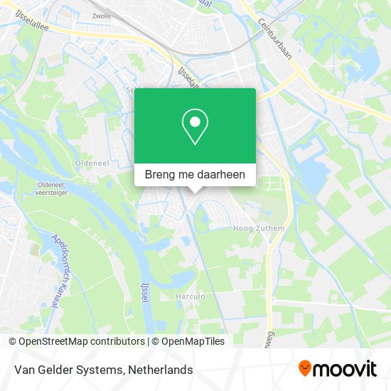 Van Gelder Systems kaart