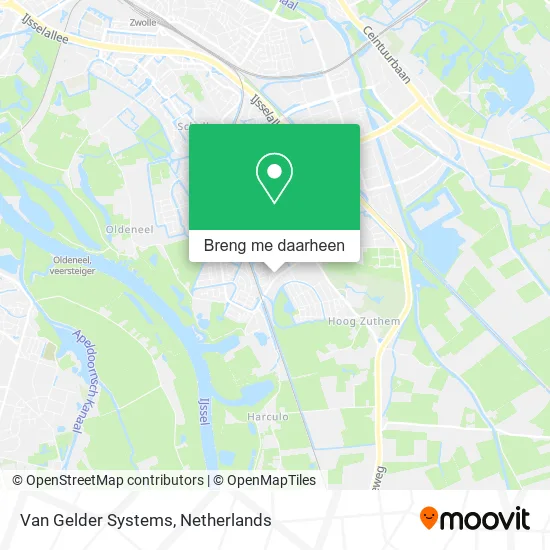 Van Gelder Systems kaart