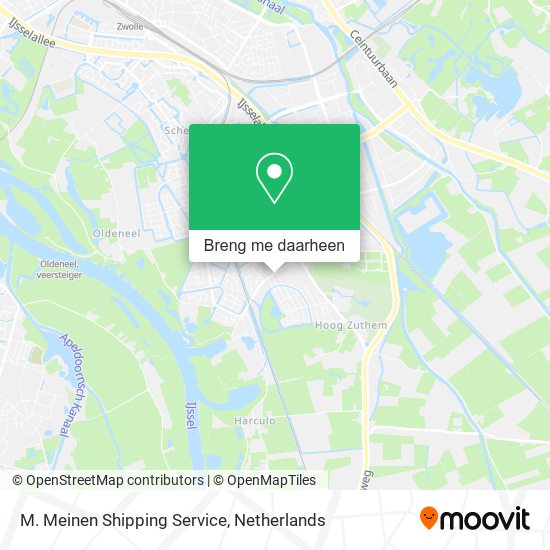 M. Meinen Shipping Service kaart