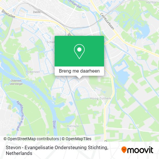 Stevon - Evangelisatie Ondersteuning Stichting kaart
