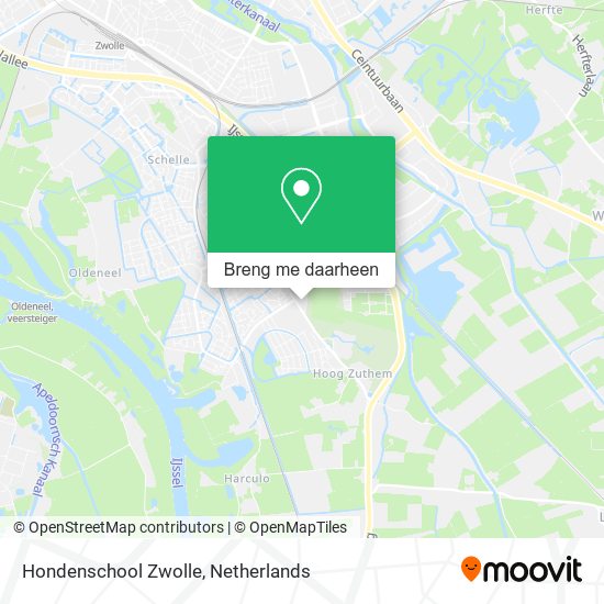 Hondenschool Zwolle kaart