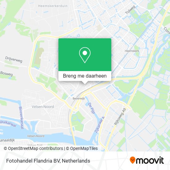 Fotohandel Flandria BV kaart