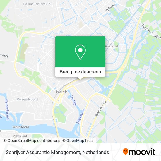 Schrijver Assurantie Management kaart