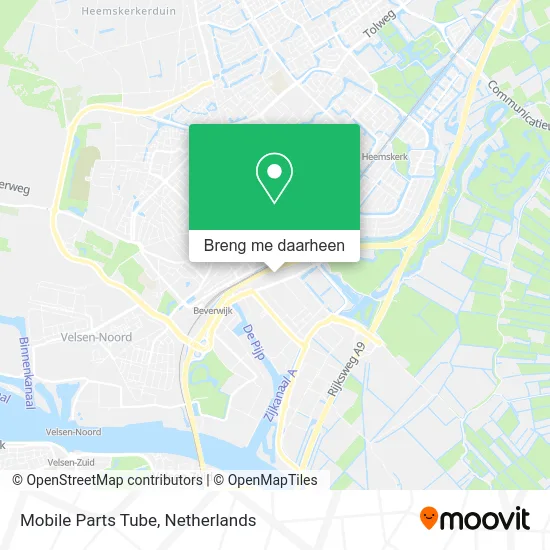 Mobile Parts Tube kaart