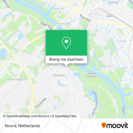 Noord kaart