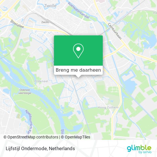 Lijfstijl Ondermode kaart