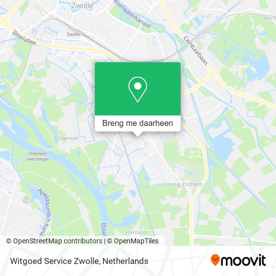 Witgoed Service Zwolle kaart