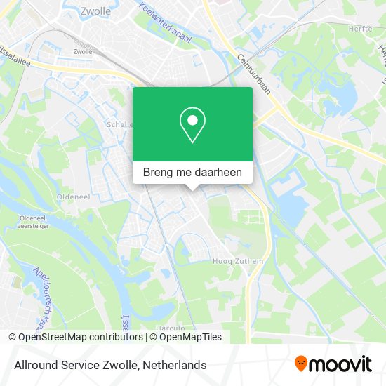 Allround Service Zwolle kaart