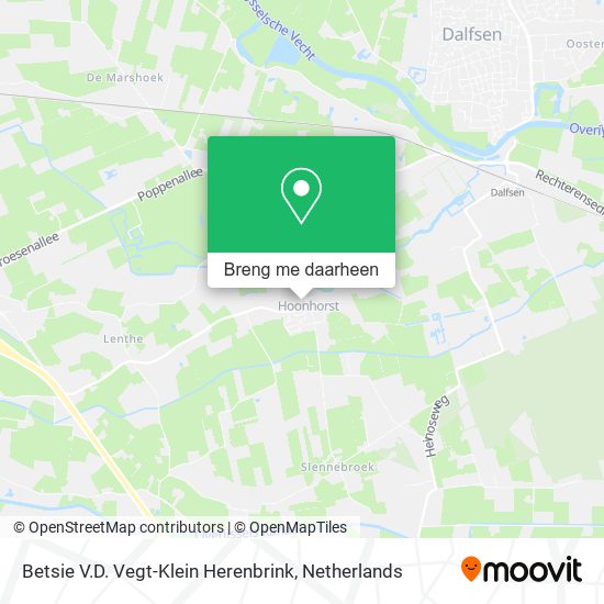 Betsie V.D. Vegt-Klein Herenbrink kaart