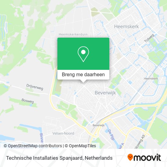 Technische Installaties Spanjaard kaart