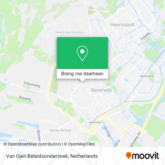 Van Ojen Beleidsonderzoek kaart