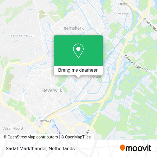 Sadat Markthandel kaart