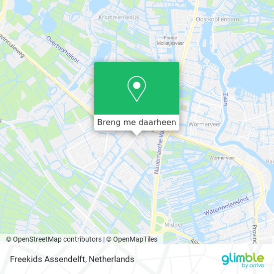 Freekids Assendelft kaart