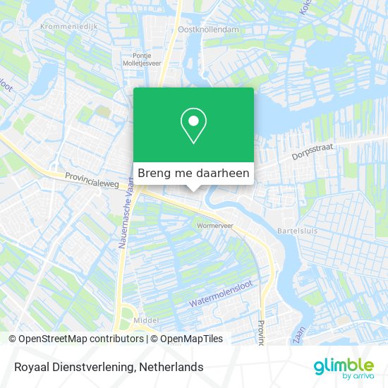 Royaal Dienstverlening kaart