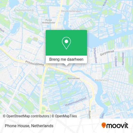 Phone House kaart