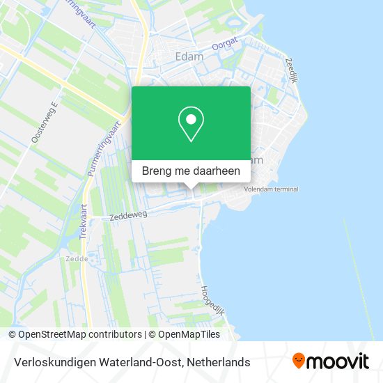 Verloskundigen Waterland-Oost kaart