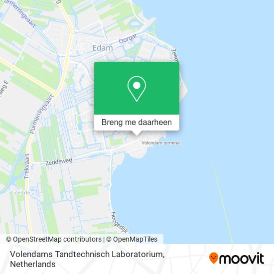 Volendams Tandtechnisch Laboratorium kaart