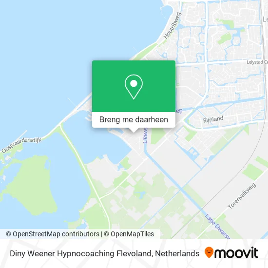 Diny Weener Hypnocoaching Flevoland kaart
