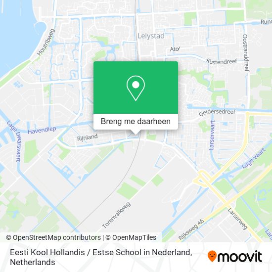 Eesti Kool Hollandis / Estse School in Nederland kaart