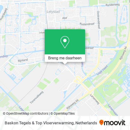 Baskon Tegels & Top Vloerverwarming kaart