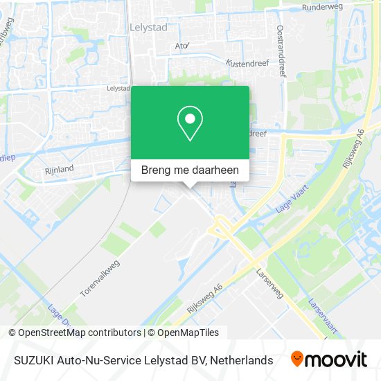 SUZUKI Auto-Nu-Service Lelystad BV kaart