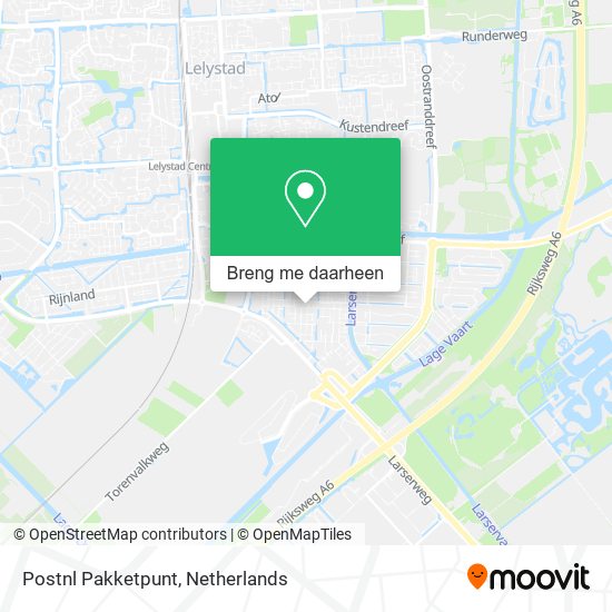 Postnl Pakketpunt kaart