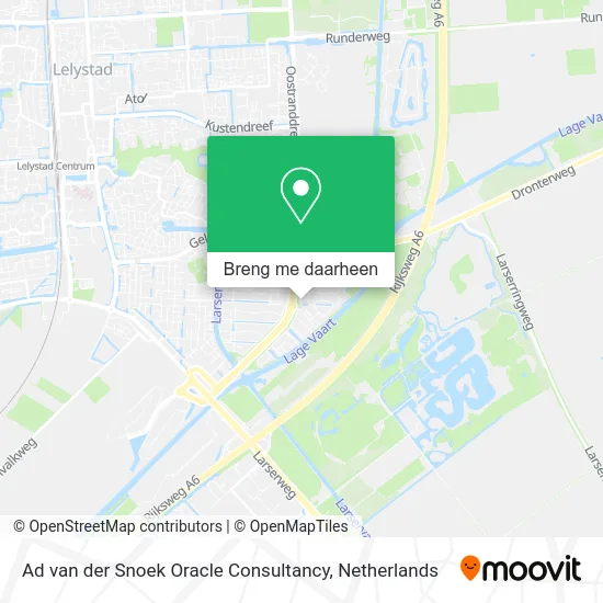 Ad van der Snoek Oracle Consultancy kaart