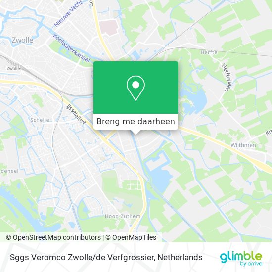 Sggs Veromco Zwolle / de Verfgrossier kaart