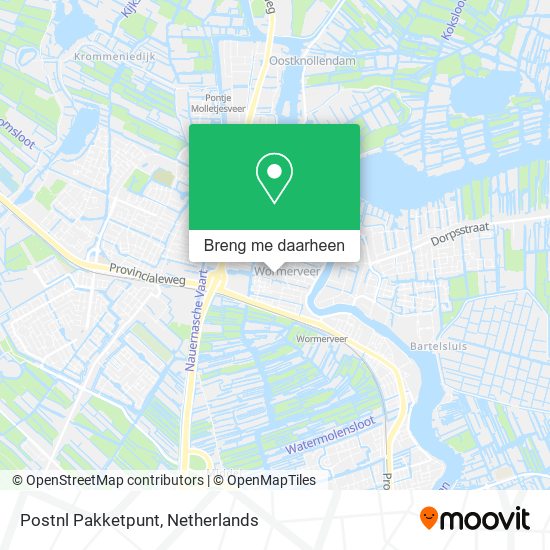 Postnl Pakketpunt kaart