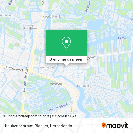 Keukencentrum Bleeker kaart