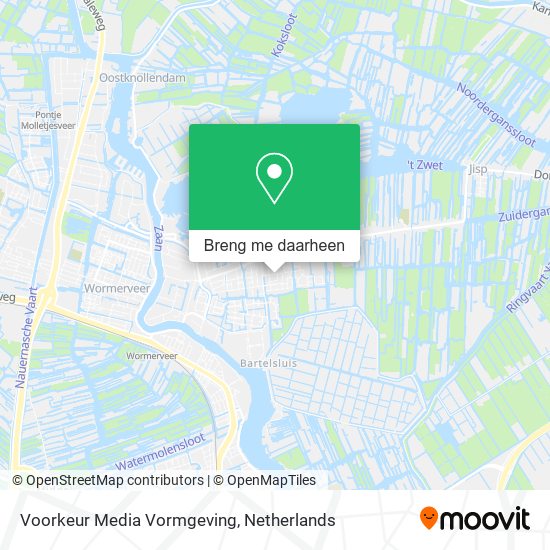 Voorkeur Media Vormgeving kaart