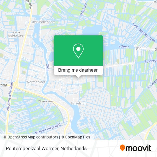 Peuterspeelzaal Wormer kaart