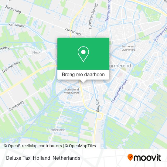 Deluxe Taxi Holland kaart