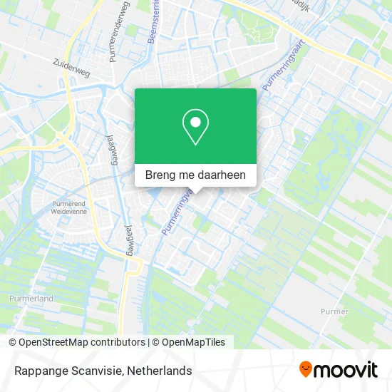 Rappange Scanvisie kaart