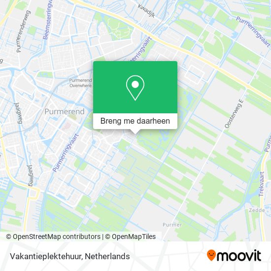 Vakantieplektehuur kaart