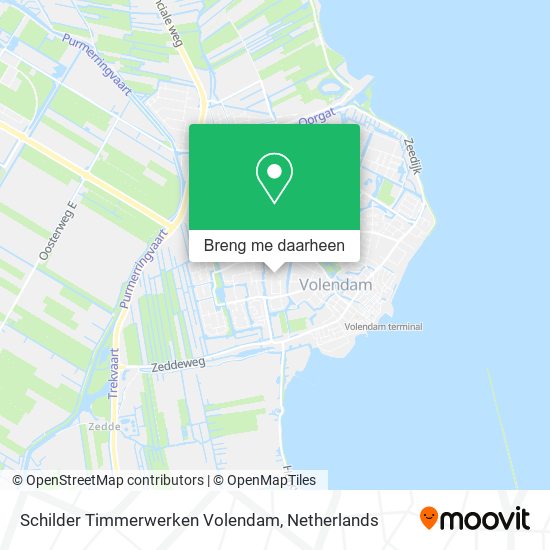 Schilder Timmerwerken Volendam kaart